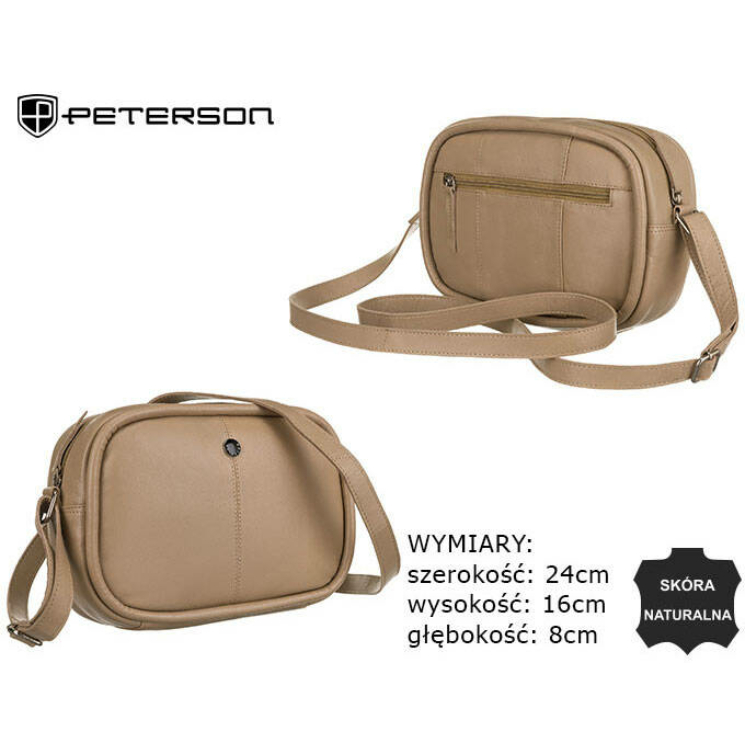 PETERSON bőr kézitáska PTN TOR-307-SNC