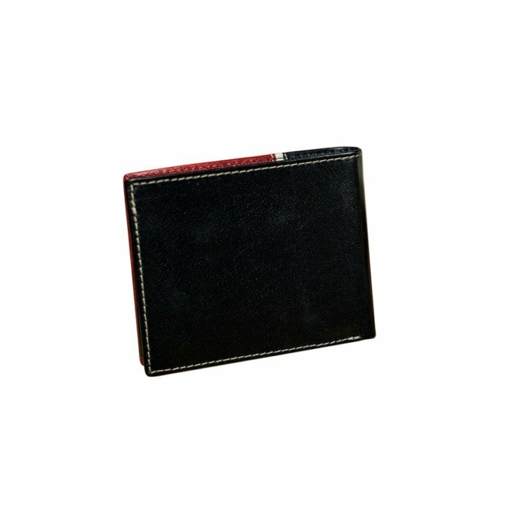 ROVICKY bőr RFID pénztárca 323-RBA-D Fekete+Red