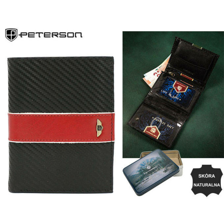 PETERSON PTN 317 MOTO3 RFID bőr pénztárca