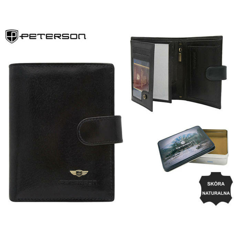 PETERSON PTN N62L-VT RFID bőr pénztárca