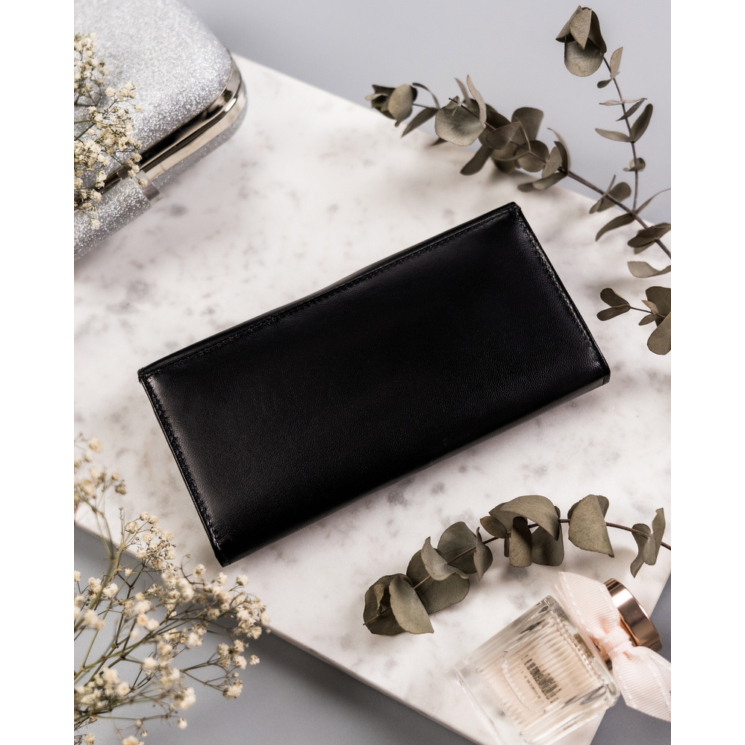 Női bőrtárca R-RD-35-GCL BLACK