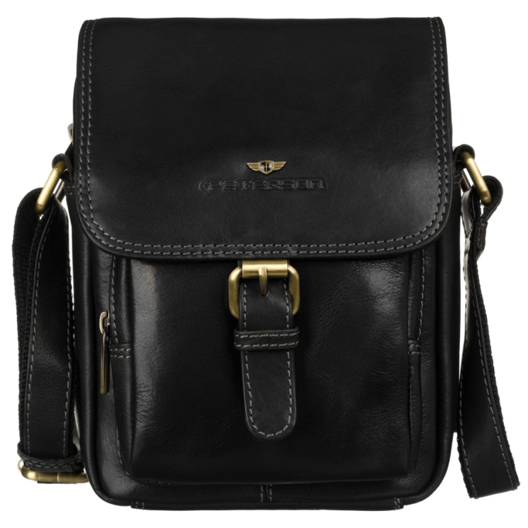 Bőr táska PTN TB-012-COM BLACK