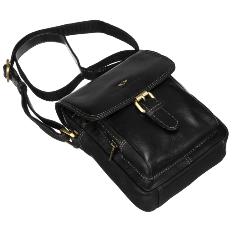 Bőr táska PTN TB-012-COM BLACK