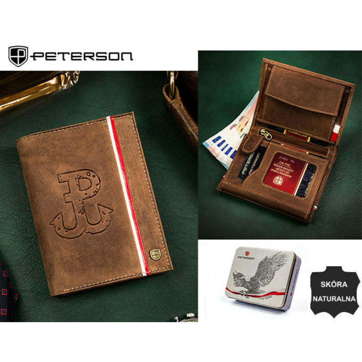 PETERSON PTN 317PW-02 RFID bőr pénztárca