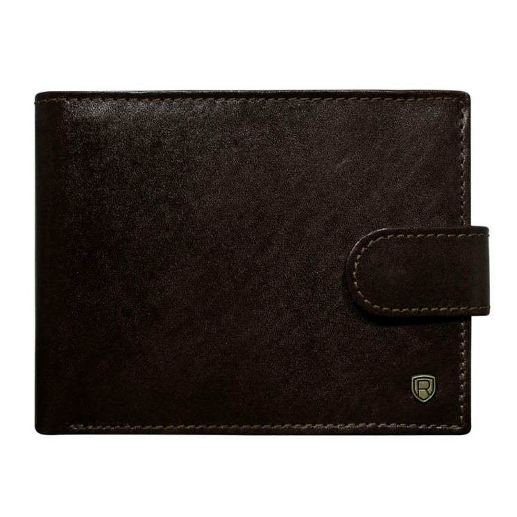 ROVICKY N61L-RVT D.Brown RFID bőr pénztárca