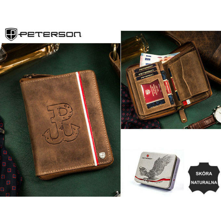 PETERSON PTN 340PW-02 2-1-4 RFID bőr pénztárca