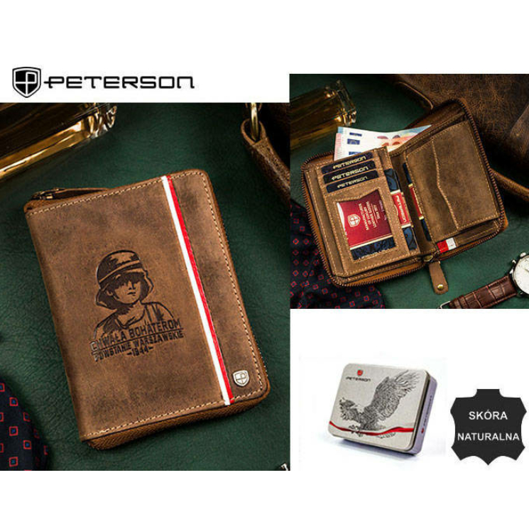 PETERSON PTN 340PW-04 RFID bőr pénztárca