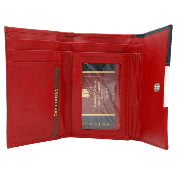 PETERSON PTN RD-18-GCL-S RFID bőr pénztárca
