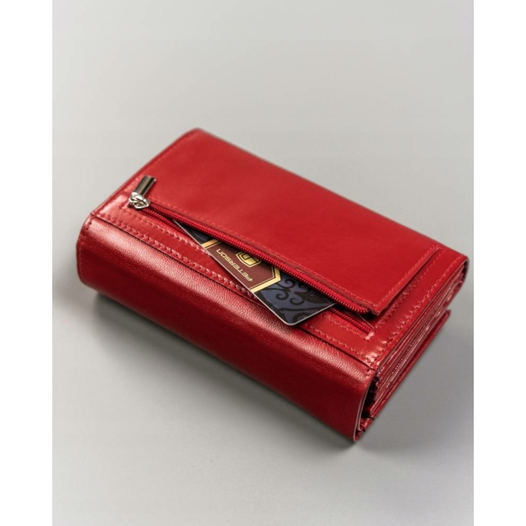 RFID bőr pénztárca PETERSON PTN RD-22-GCL-Y