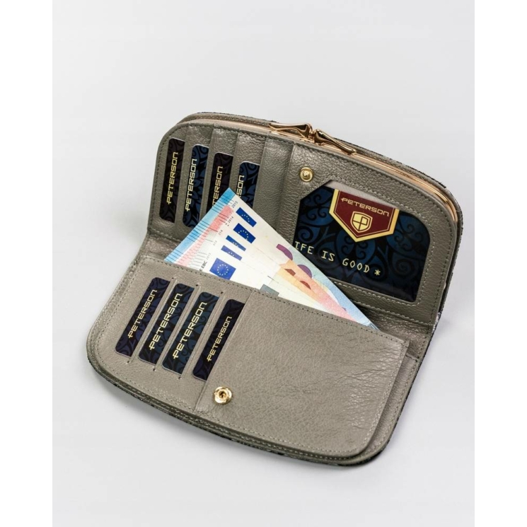 PETERSON PTN 42123-ONBF RFID bőr pénztárca