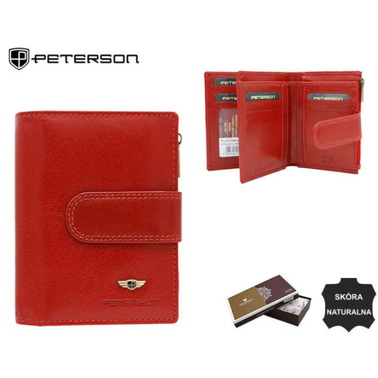 PETERSON PTN 201-VTBD RFID bőr pénztárca