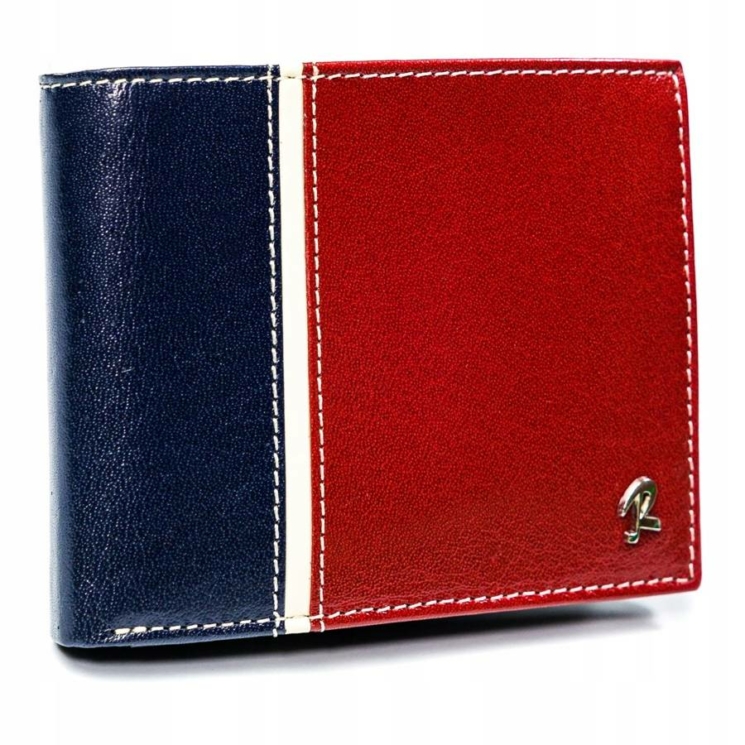 ROVICKY 324-RBA-D Navy+Red RFID bőr pénztárca