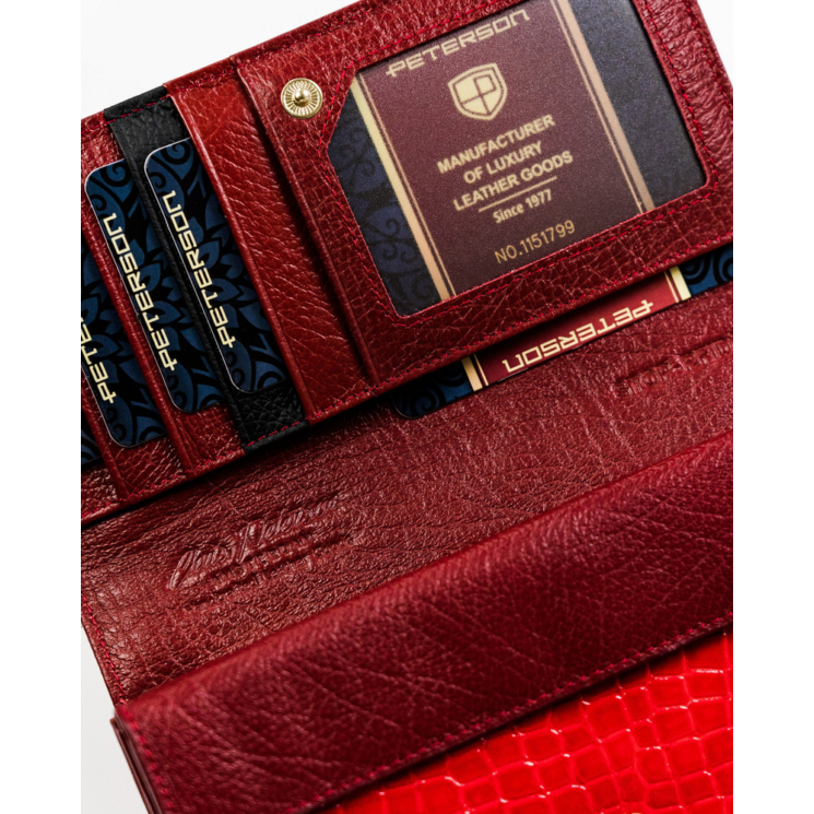 PETERSON PTN MC-411 RFID bőr pénztárca