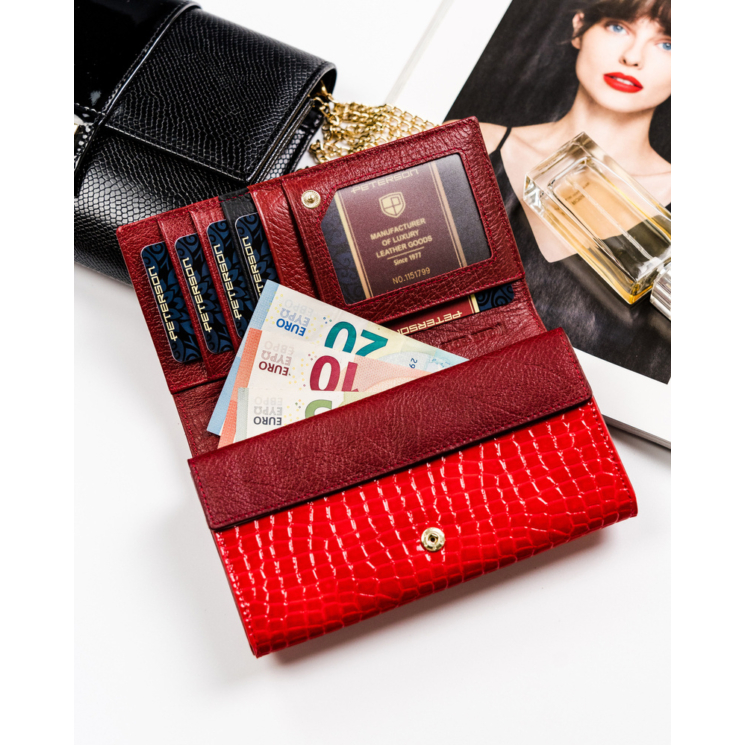 PETERSON PTN MC-411 RFID bőr pénztárca