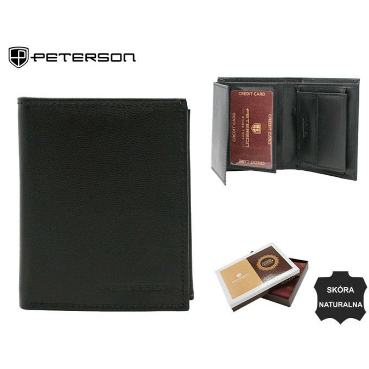 PETERSON PTN RD-270-GCL RFID bőr pénztárca