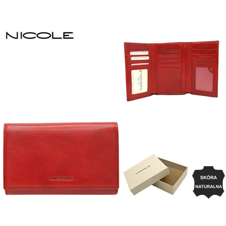 Női bőr pénztárca Z211416 RED