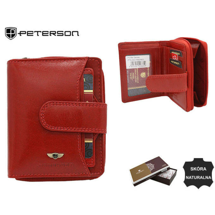 PETERSON PTN 202-VTBD RFID bőr pénztárca