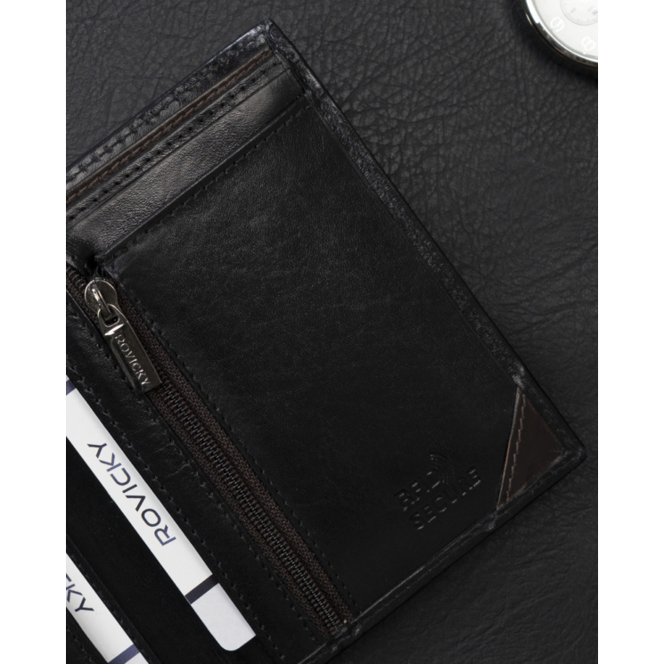 ROVICKY RFID bőr pénztárca N484-RVTM-GN