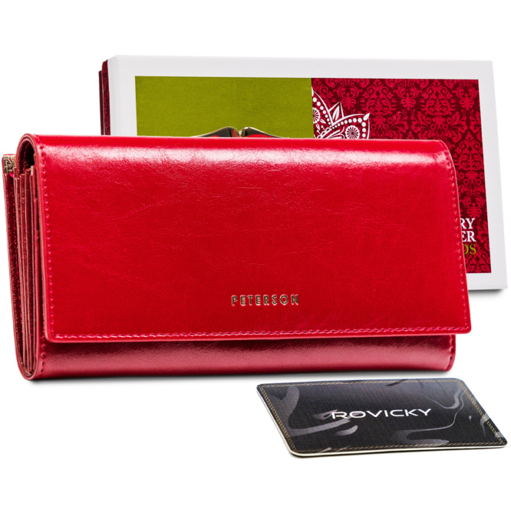 PETERSON PTN PL-721 RFID bőr pénztárca