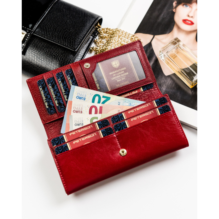 PETERSON PTN PL-721 RFID bőr pénztárca