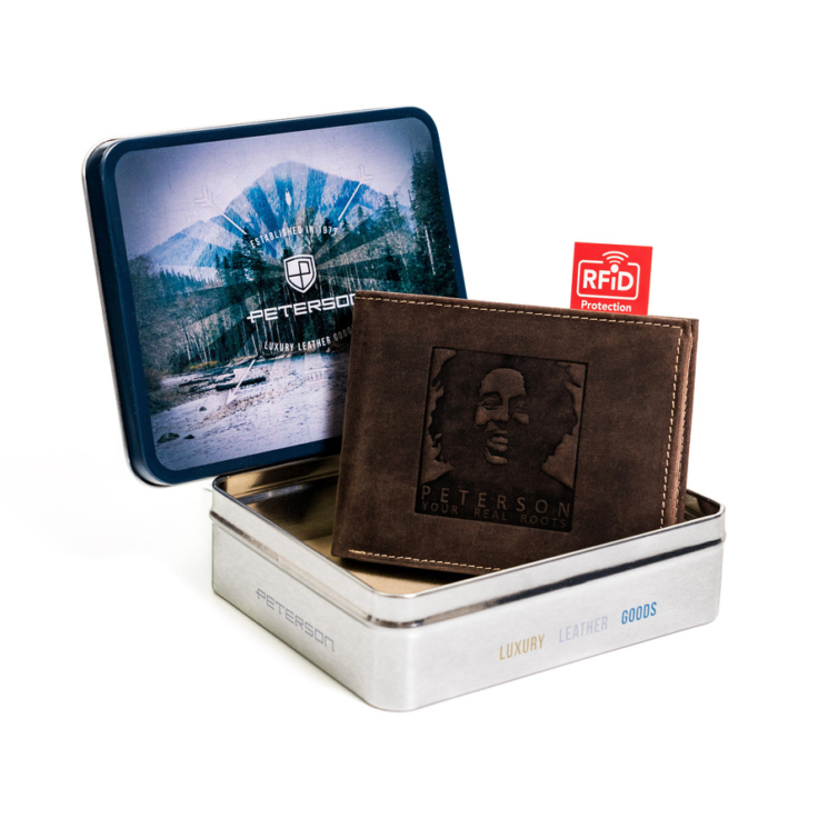 PETERSON PTN 304BOB RFID bőr pénztárca