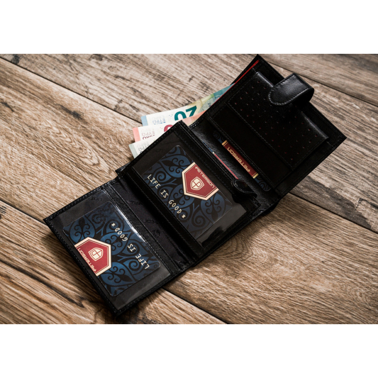 PETERSON PTN 348ZA RFID bőr pénztárca