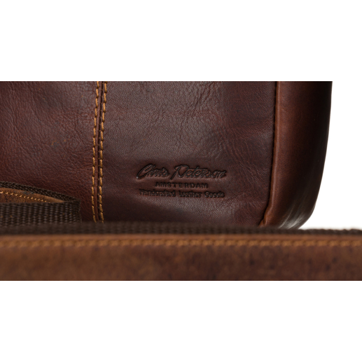Férfi bőrtáska PTN TB-708-COM Cognac