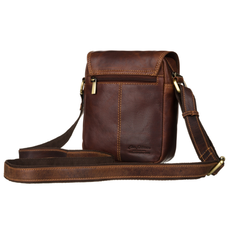 Férfi bőrtáska PTN TB-708-COM Cognac