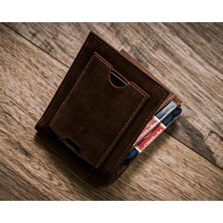 PETERSON PTN 1517-P-UP UA RFID bőr pénztárca