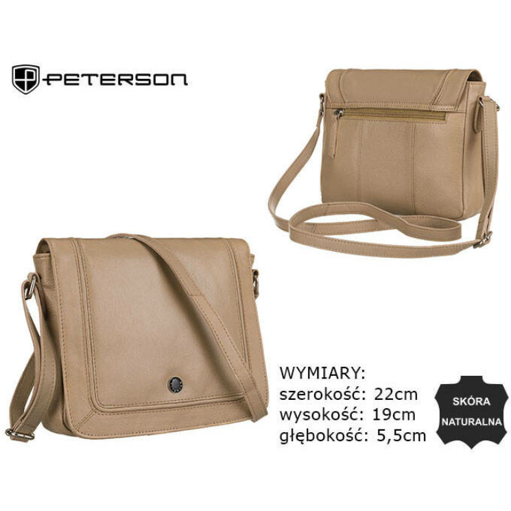PETERSON bőr kézitáska PTN TOR-241A-SNC