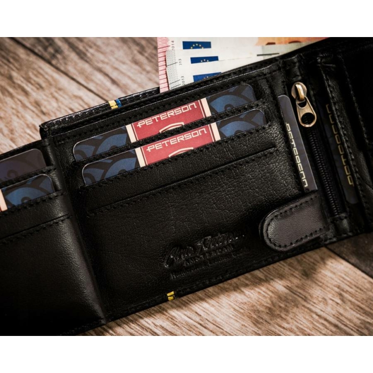 PETERSON PTN 304-P-UP UA RFID bőr pénztárca