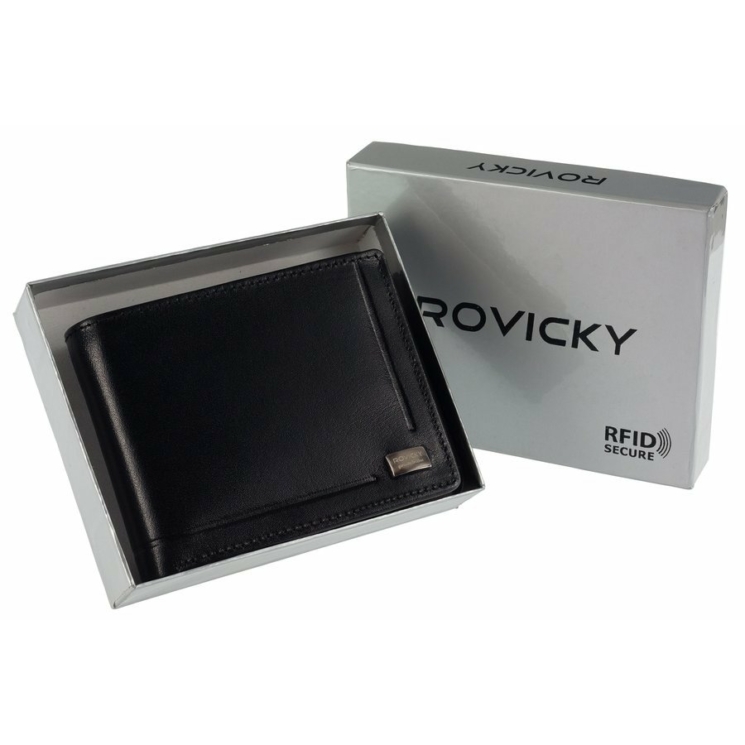 ROVICKY bőr RFID pénztárca PC-023-BAR