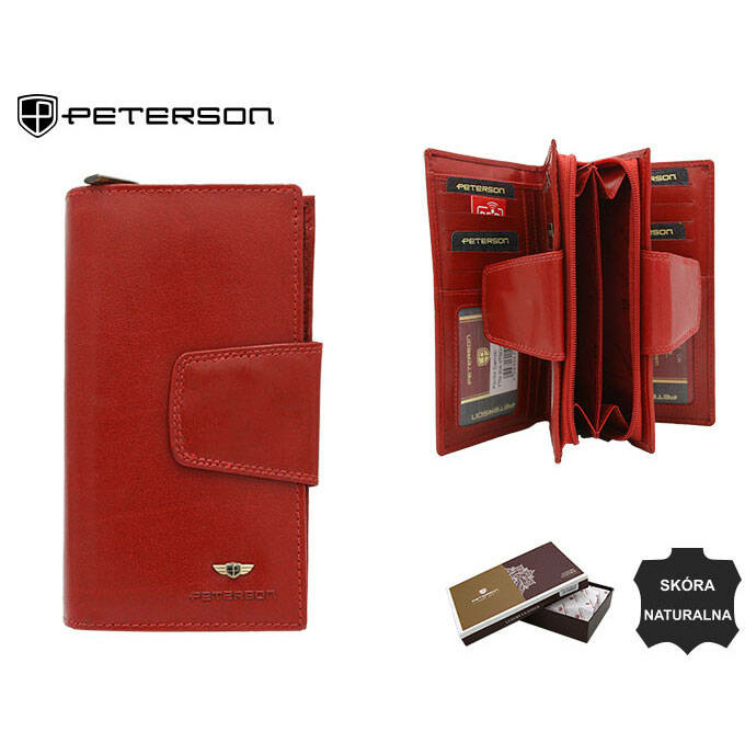 PETERSON PTN 204-VTBD RFID bőr pénztárca