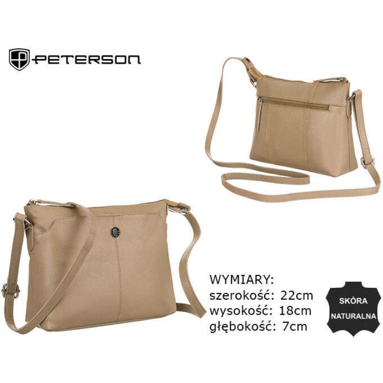 PETERSON bőr kézitáska PTN TOR-305-SNC