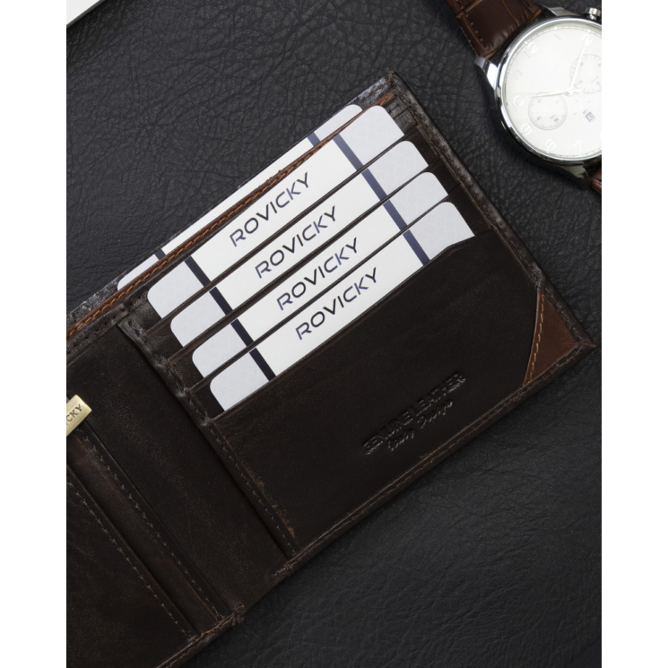 ROVICKY RFID bőr pénztárca N993-RVTM-GL