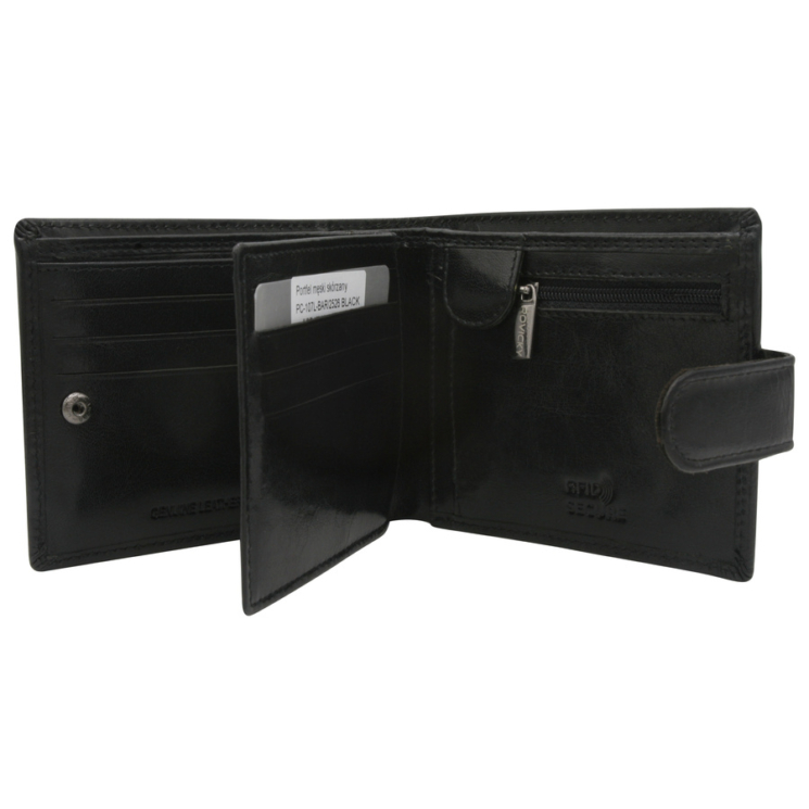 ROVICKY bőr RFID pénztárca PC-107L-BAR