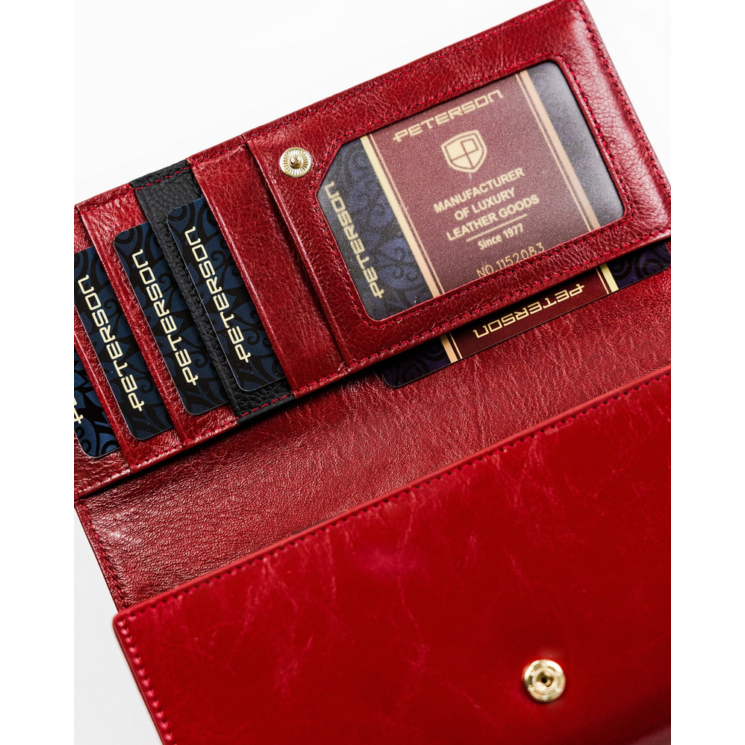 PETERSON PTN PL-490 RFID bőr pénztárca
