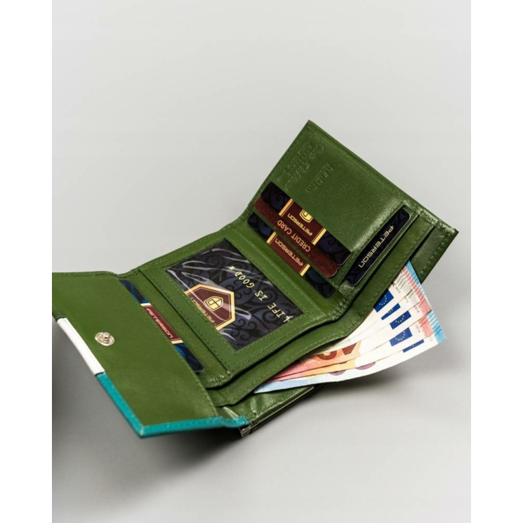PETERSON PTN RD-18-GCL-S RFID bőr pénztárca