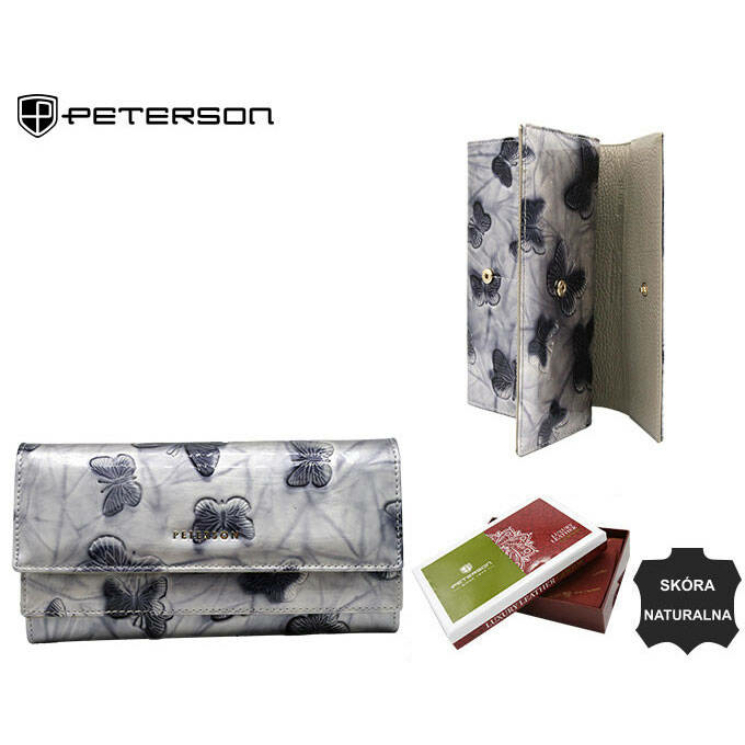 PETERSON PTN 421028-BF RFID bőr pénztárca