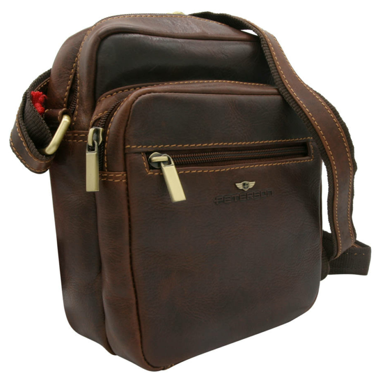 Bőr táska PTN TB-011-COM BLACK