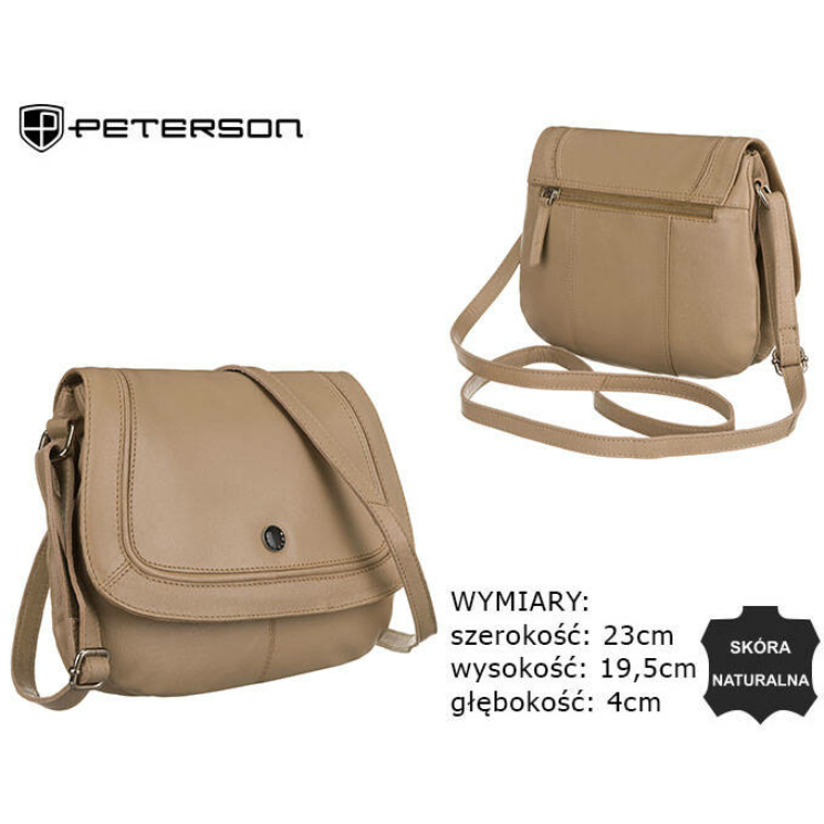 PETERSON bőr kézitáska PTN TOR-251A-SNC