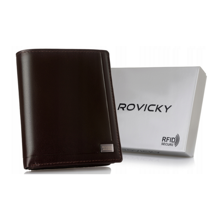 ROVICKY bőr RFID pénztárca PC-108-BAR