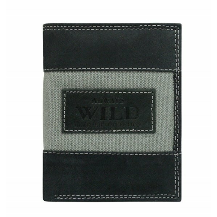 Bőr pénztárca ALWAYS WILD N4-JEANS
