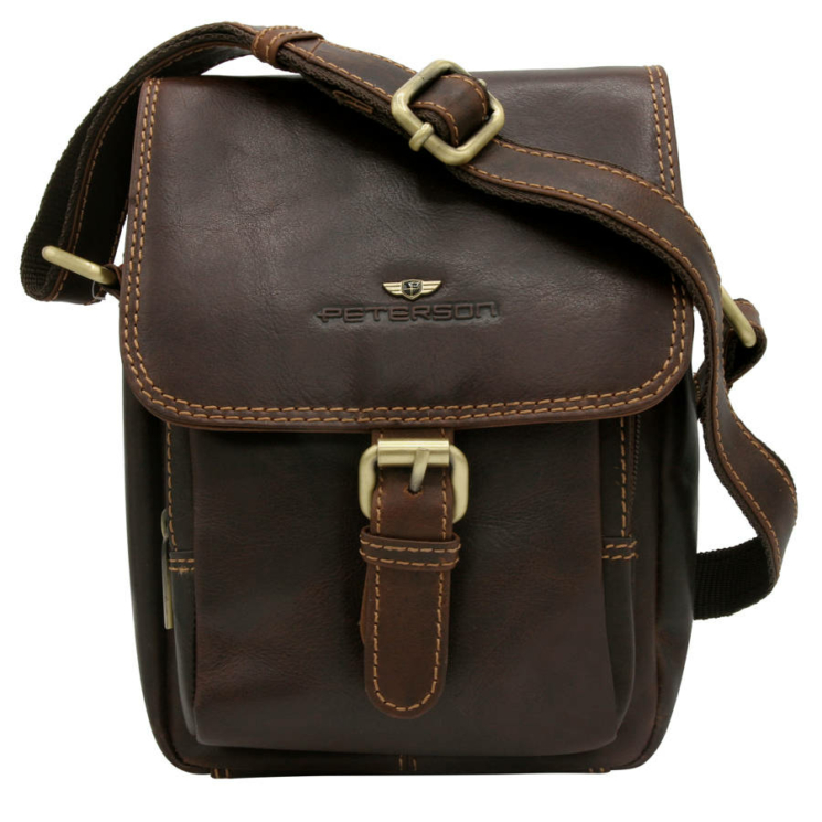 Bőr táska PTN TB-012-COM BLACK