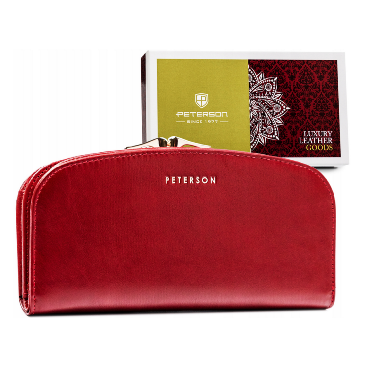 PETERSON PTN 42123-SG RFID bőr pénztárca