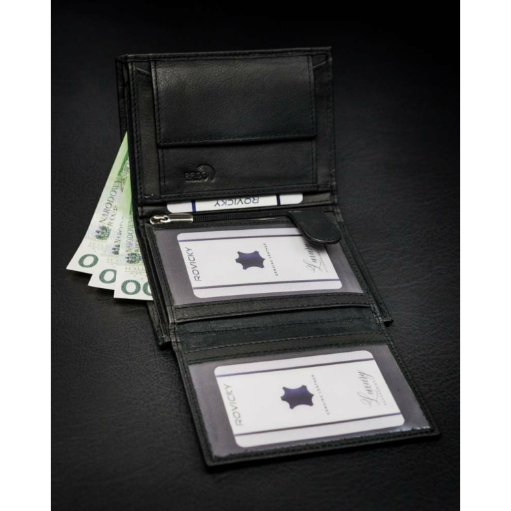 ROVICKY RFID bőr pénztárca N4-PZ-CCR-RFID