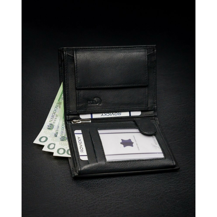 ROVICKY RFID bőr pénztárca N4-PZ-CCR-RFID