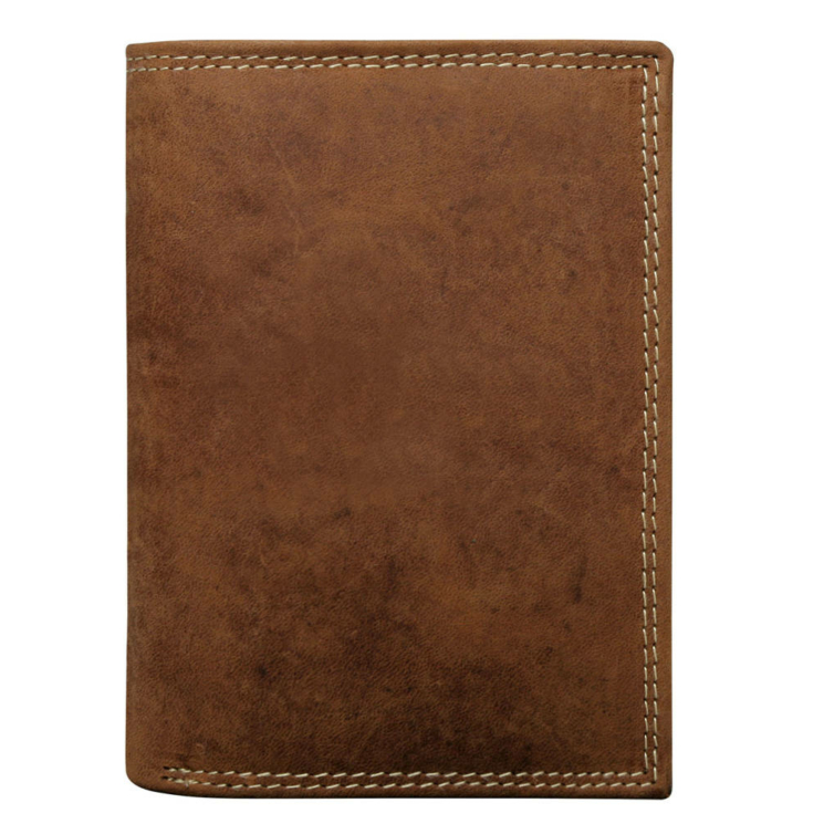 Férfi bőr pénztárca N4-CHM-NL BOX-9103 Cognac
