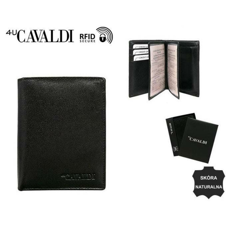 CAVALDI 0800-BS RFID bőr pénztárca