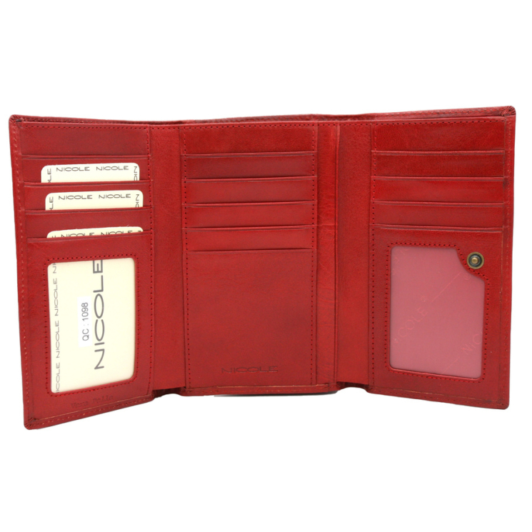 Női bőr pénztárca Z211416 RED